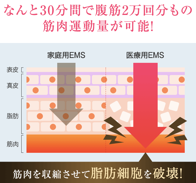 ファイヤークリニックの医療用EMS