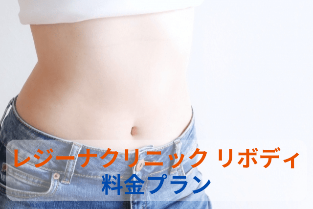レジーナクリニック リボディの料金プラン