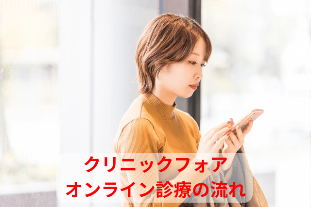 クリニックフォア、オンライン診療の流れ
